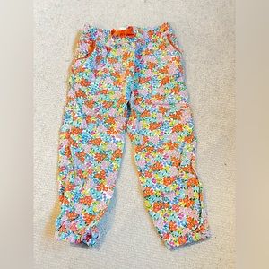 MINI BODEN FLOWER PANTS Size 5y
